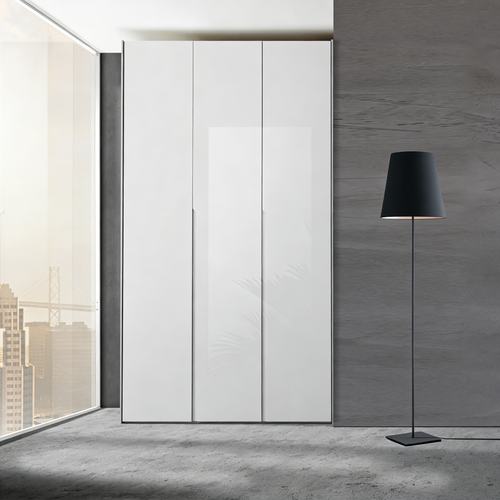 Falttür Kleiderschrank - Platzsparende Türtechnik