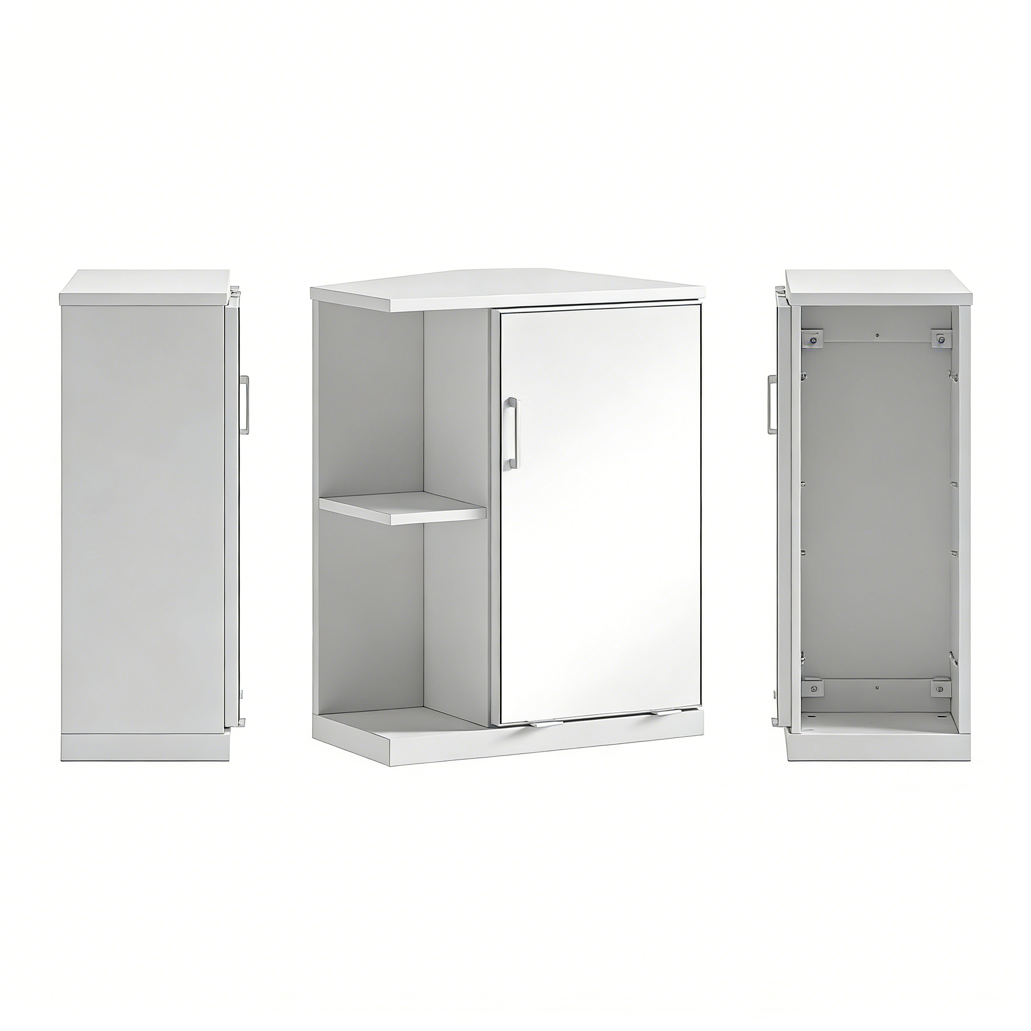 Kleiderschrank mit Doppelter Kleiderstange - Kurze Kleidung