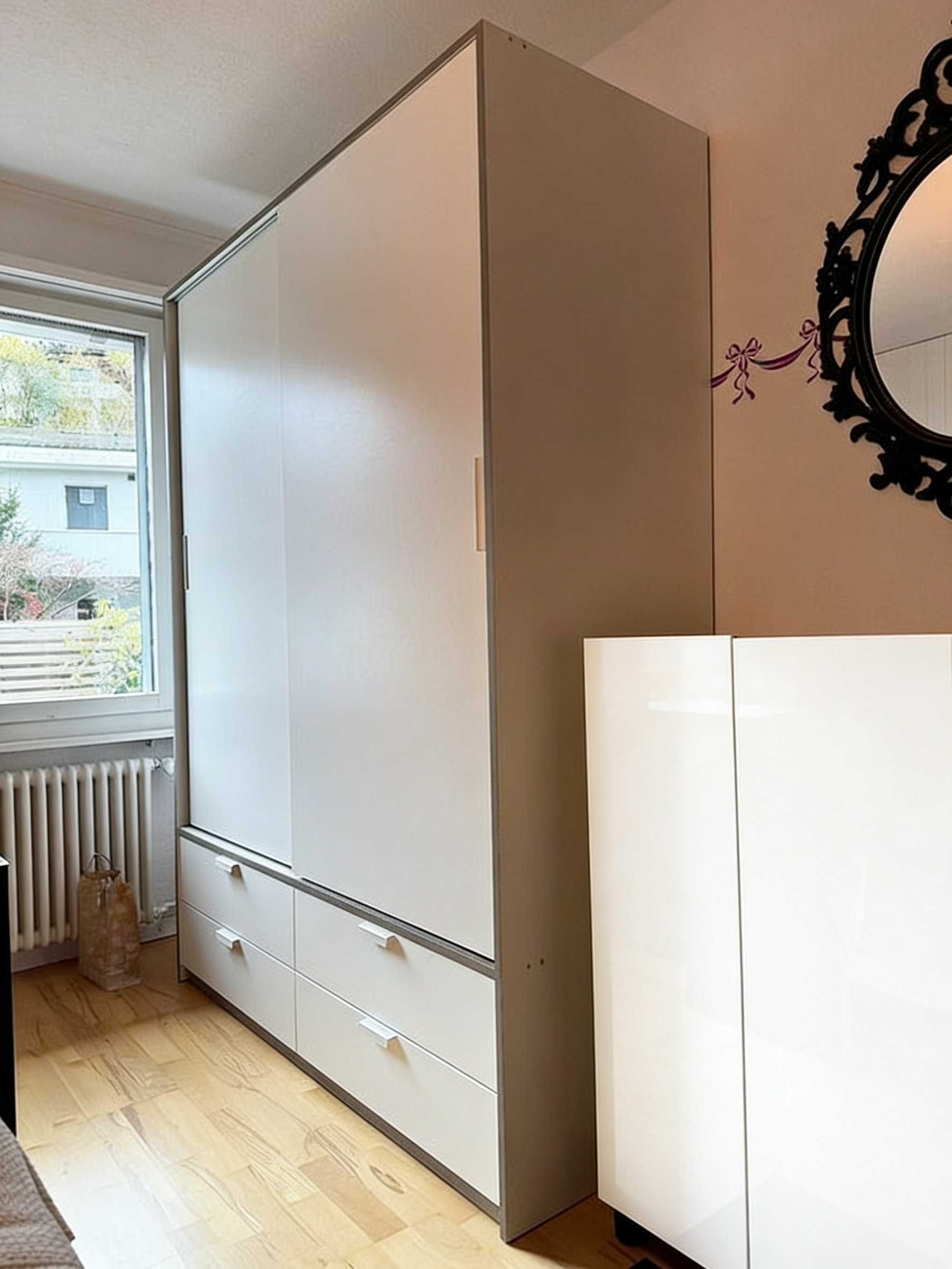 Kleiderschrank Eiche-Optik Natur - Holzoptik Modern