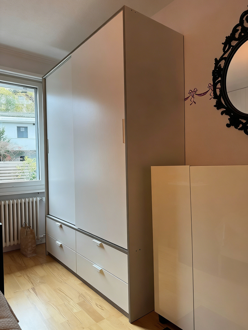 Kleiderschrank Eiche-Optik Natur - Holzoptik Modern