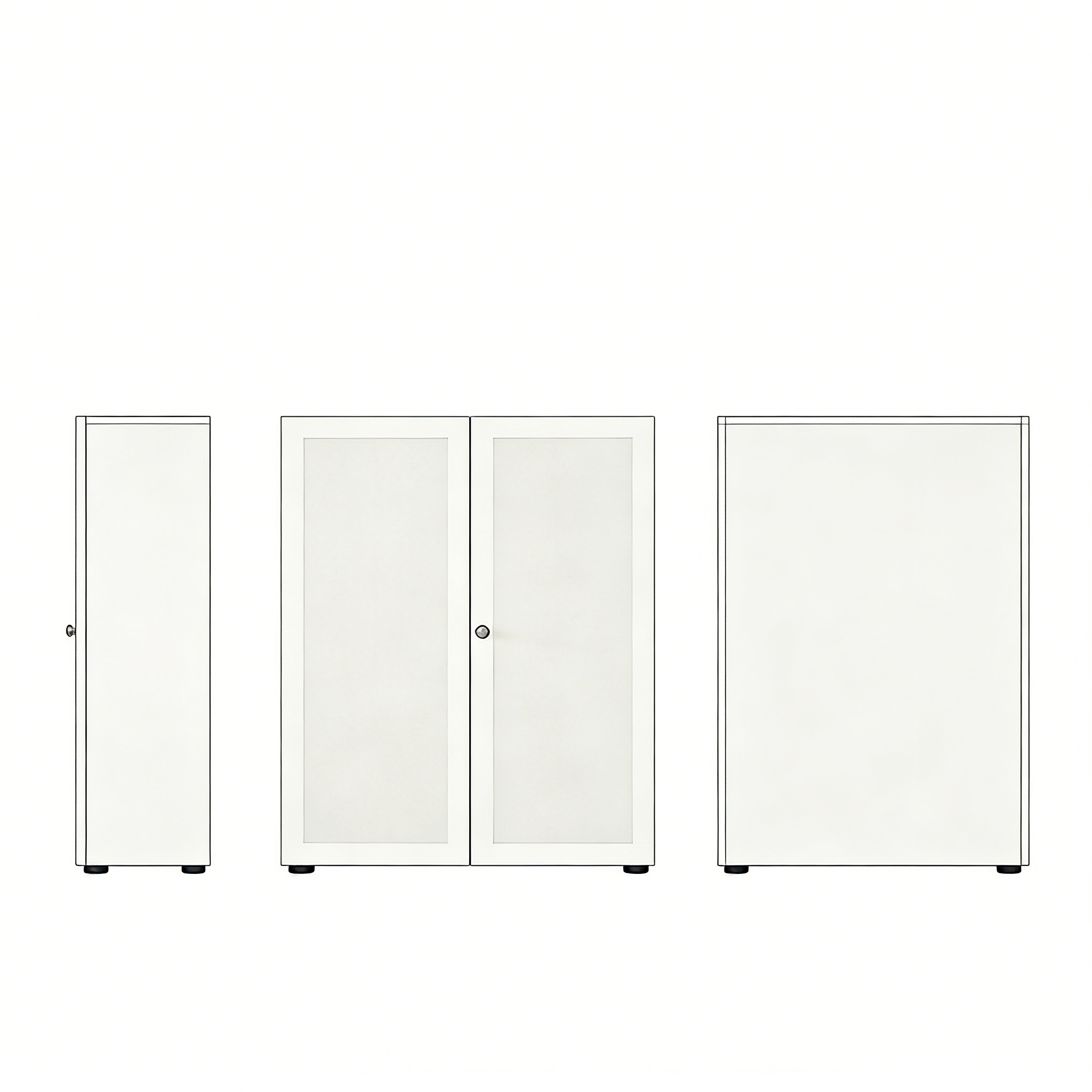 Kleiderschrank mit Schloss - Sicherheitsverschluss