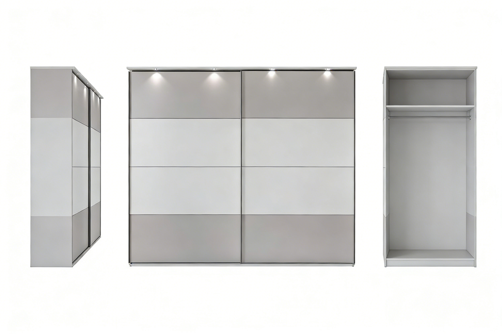 Modularer Kleiderschrank System - Flexibel Erweiterbar