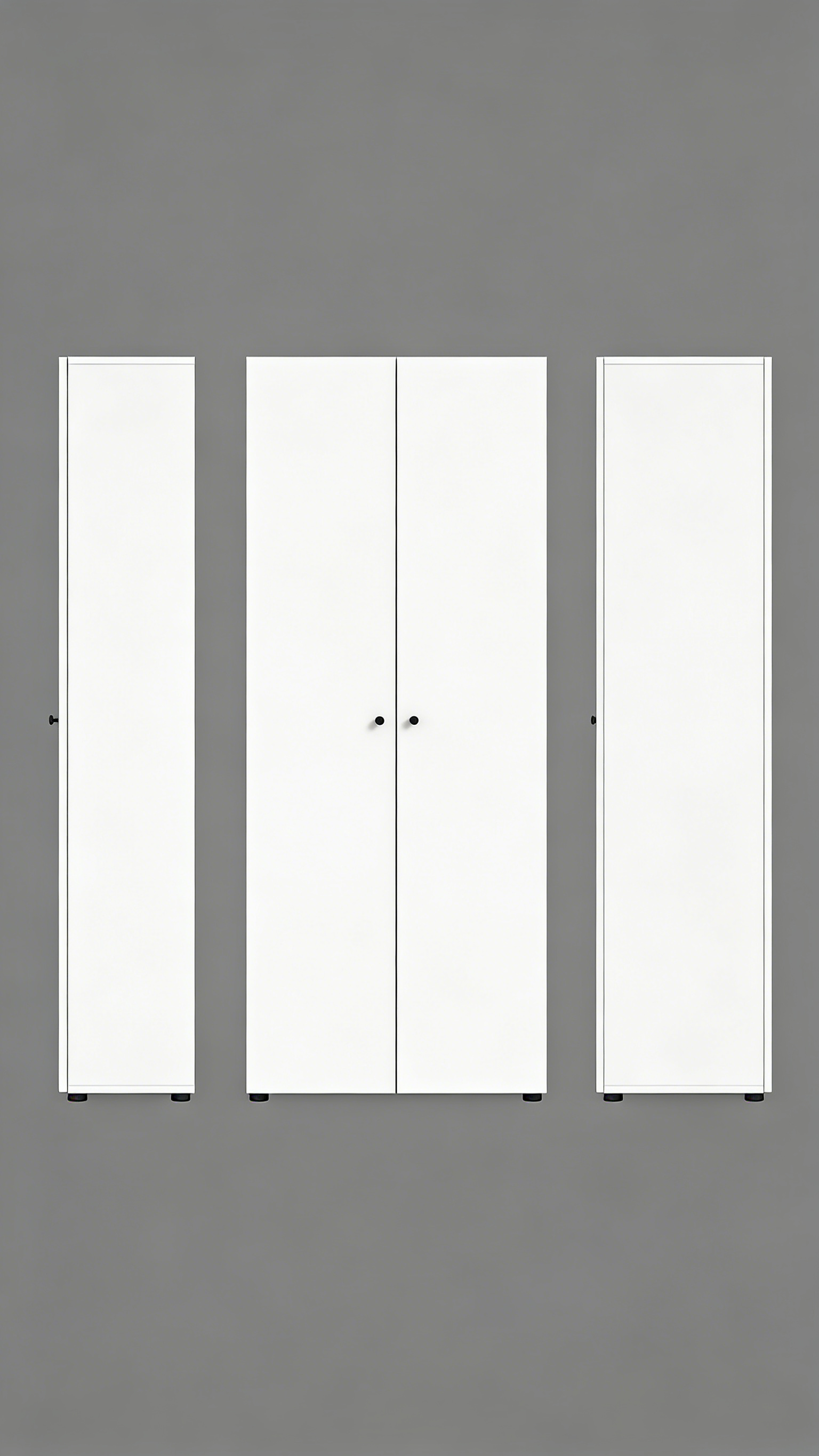 Schmaler Kleiderschrank 50 cm Tiefe - Flur & Nische