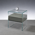 Nachttisch aus Glas Modern Puristisch - Designerstück