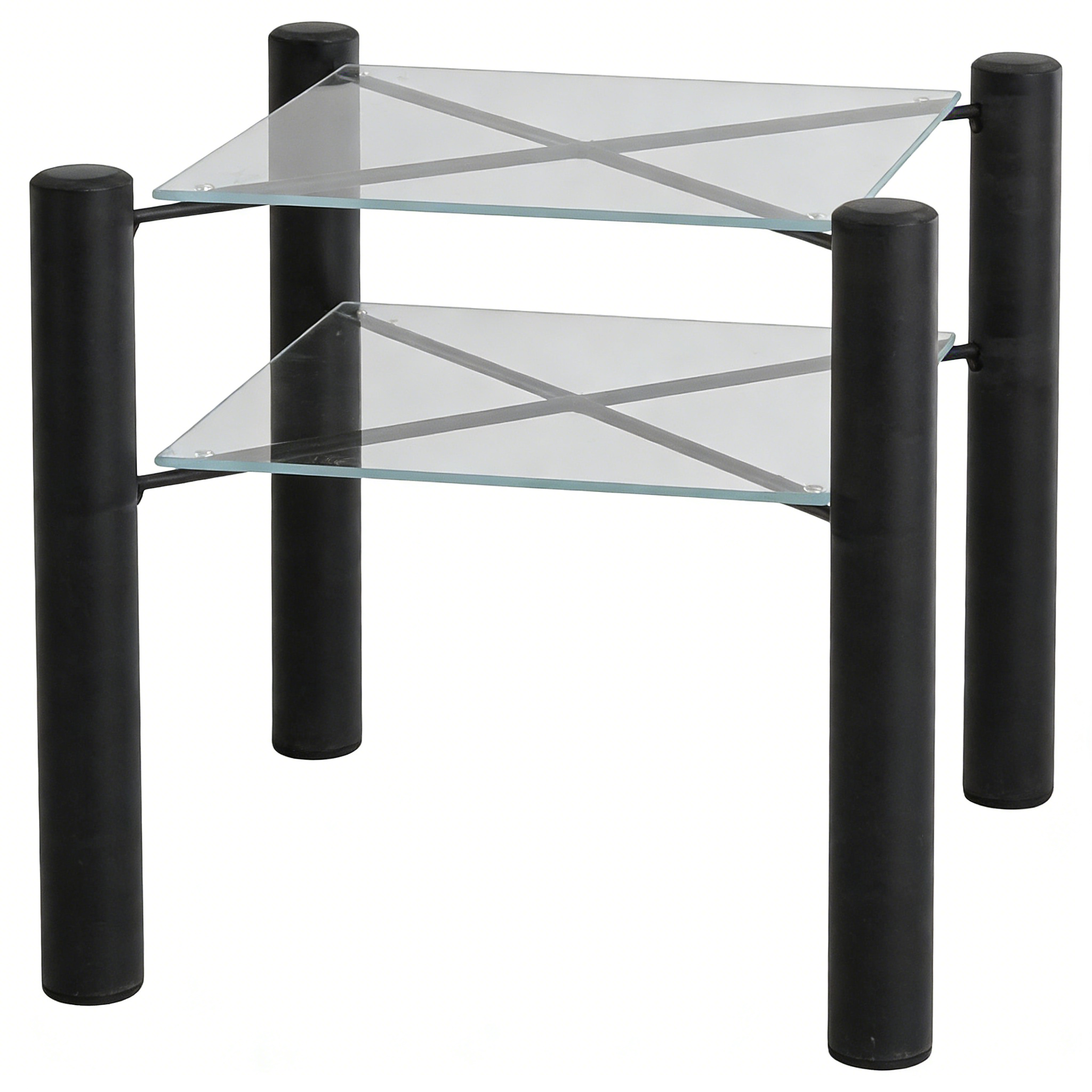 Nachttisch verspiegelt Glas Glamour-Stil